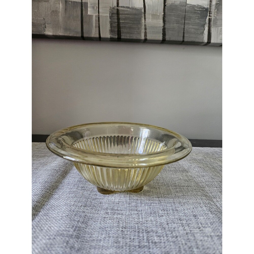Vintage Amber Mixing Bowl